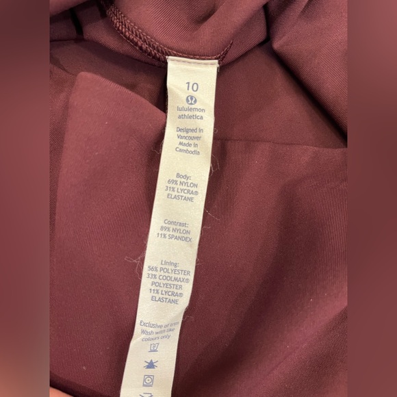 EUC Lululemon crop leggings with mesh detail - Picture 10 of 10